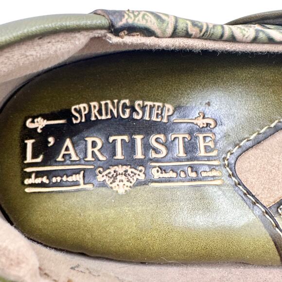 L’Artiste Spring Step | Women | Zagabank Art Knit Leather Slip-On Shoes | US 6.5 - Picture 10 of 13